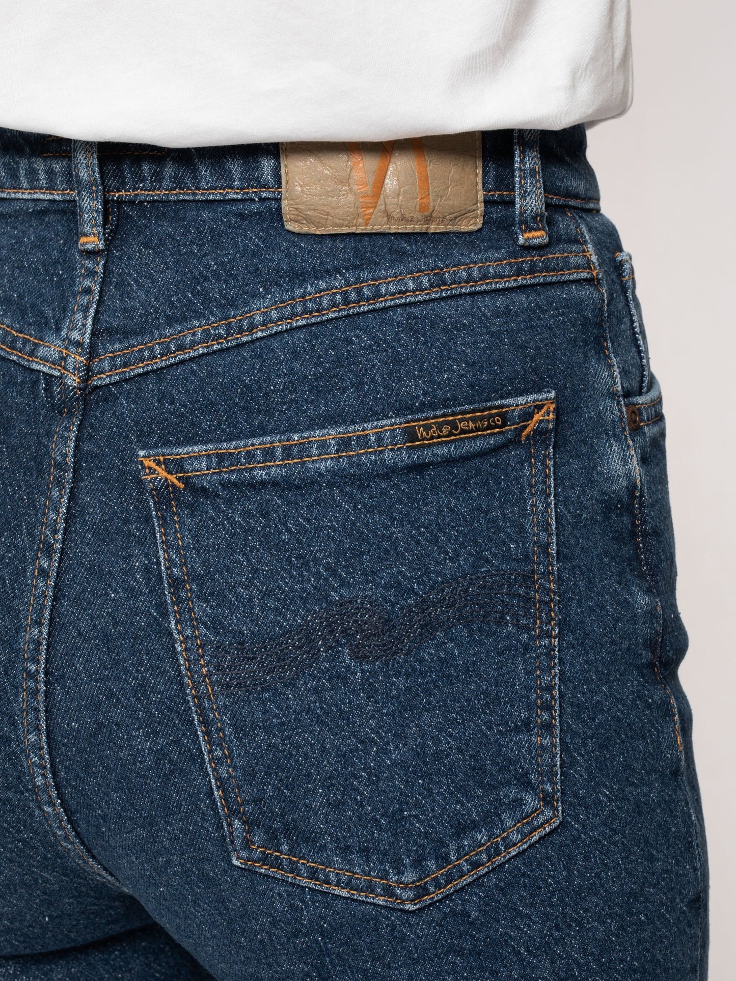 Jean bootcut bleu en coton recyclé - Rowdy Ruth Blue Angel
