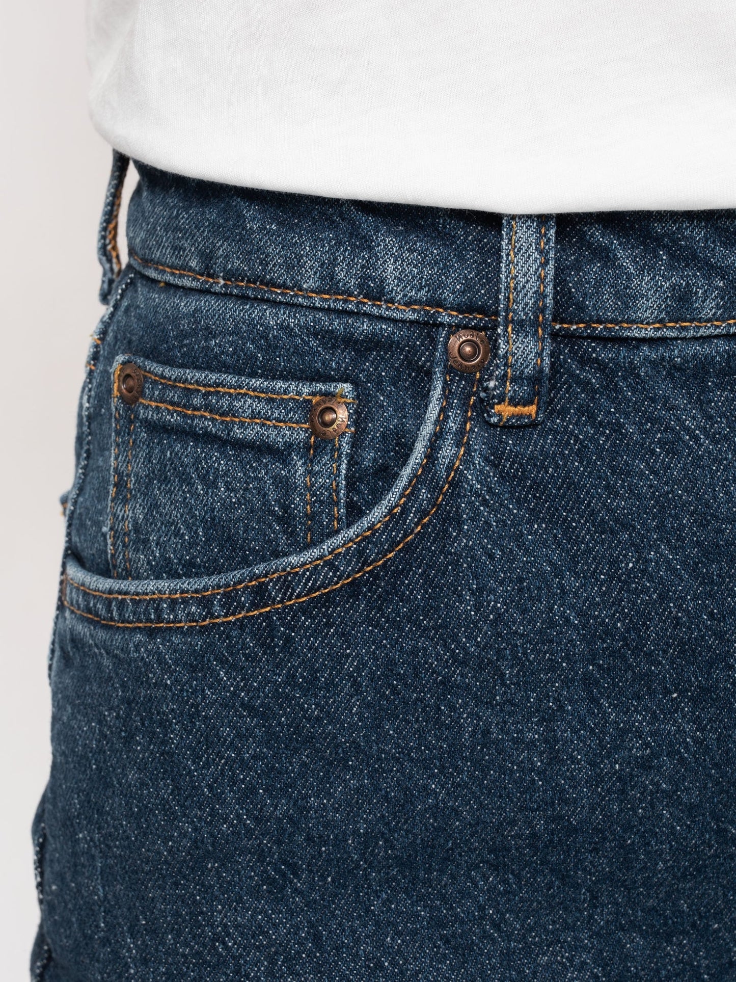 Jean bootcut bleu en coton recyclé - Rowdy Ruth Blue Angel