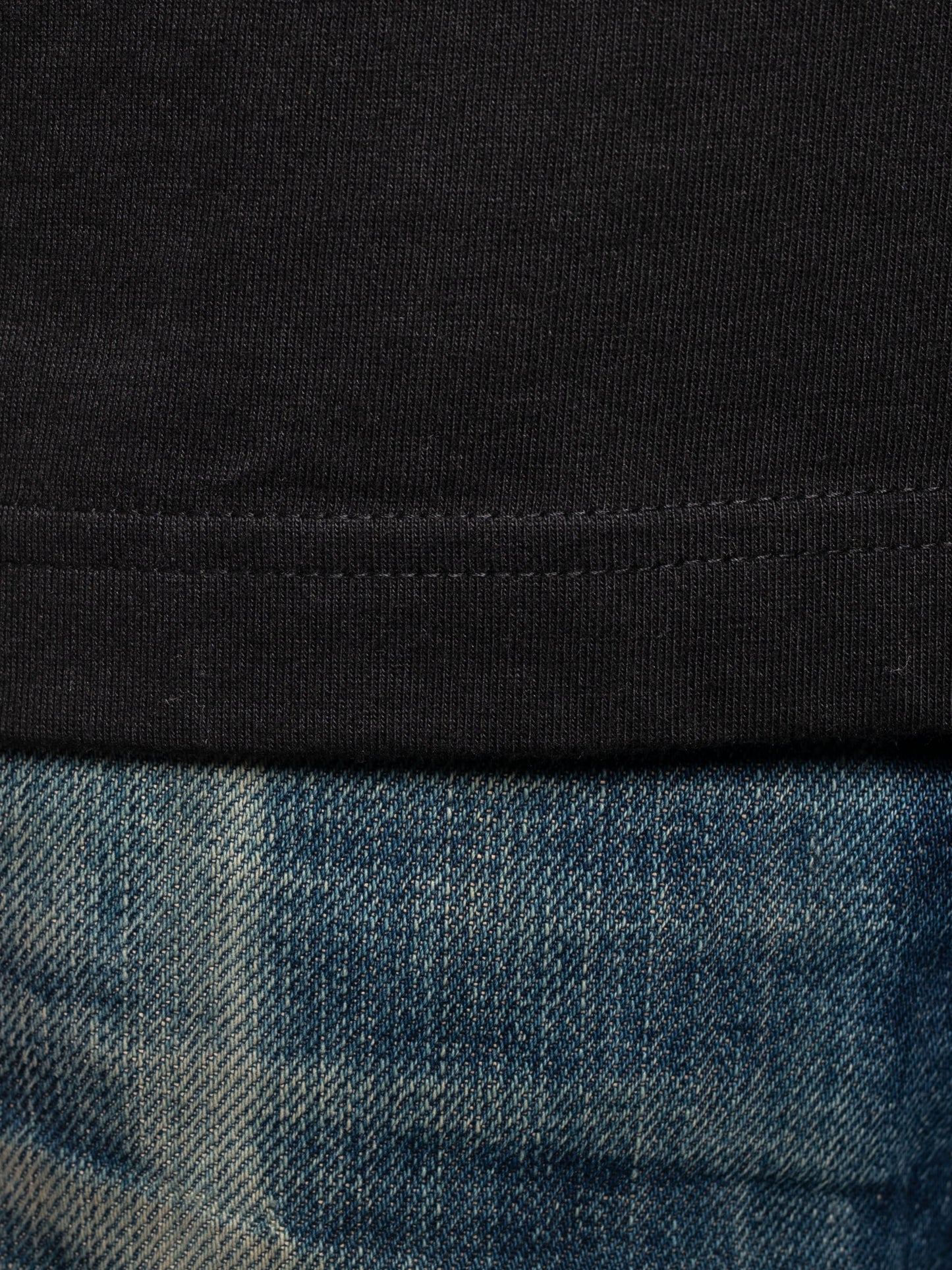 T-shirt noir en coton bio - Roy Logo Tee black