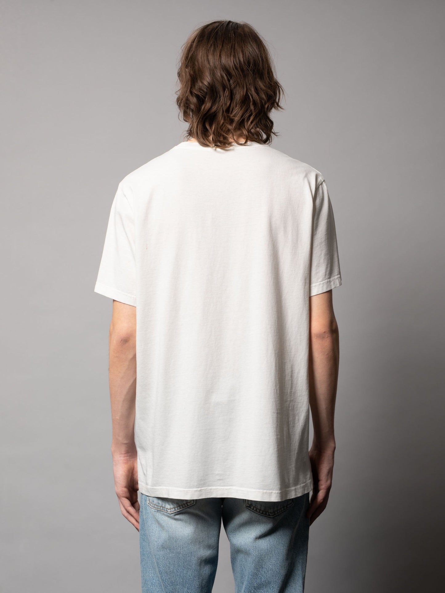 T-shirt blanc avec logo en coton bio - Roy Bones