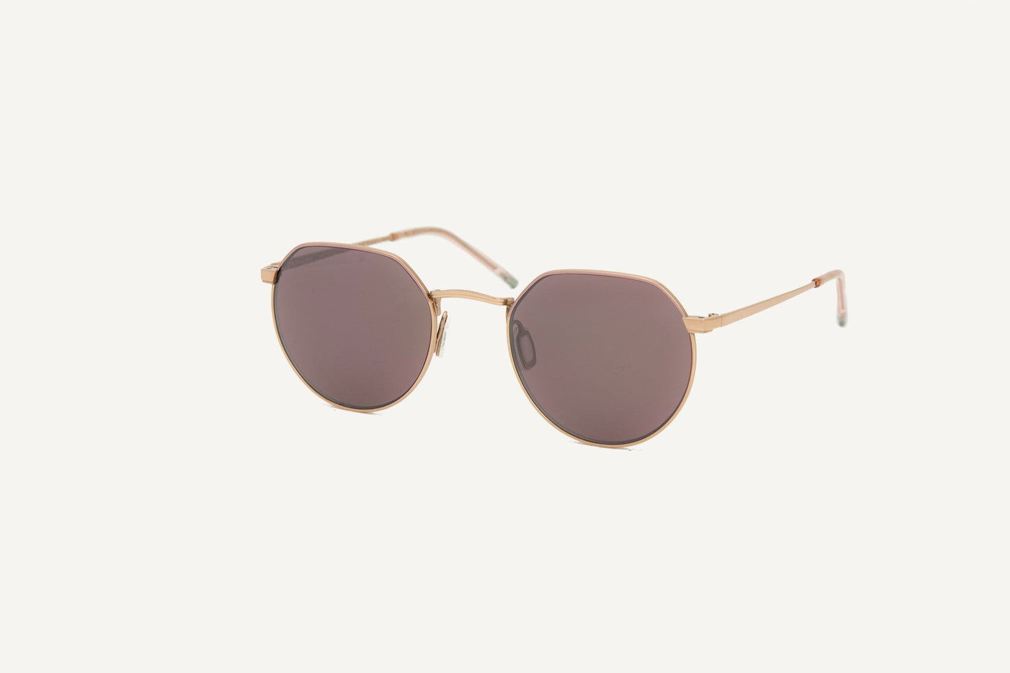 Lunettes de soleil en métal recyclé - Agadir Pink Shiny Rose
