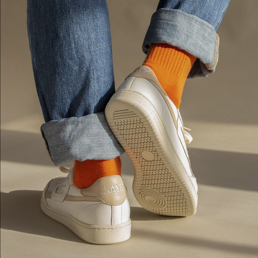 Baskets en recyclé - modelo '89 leather beige