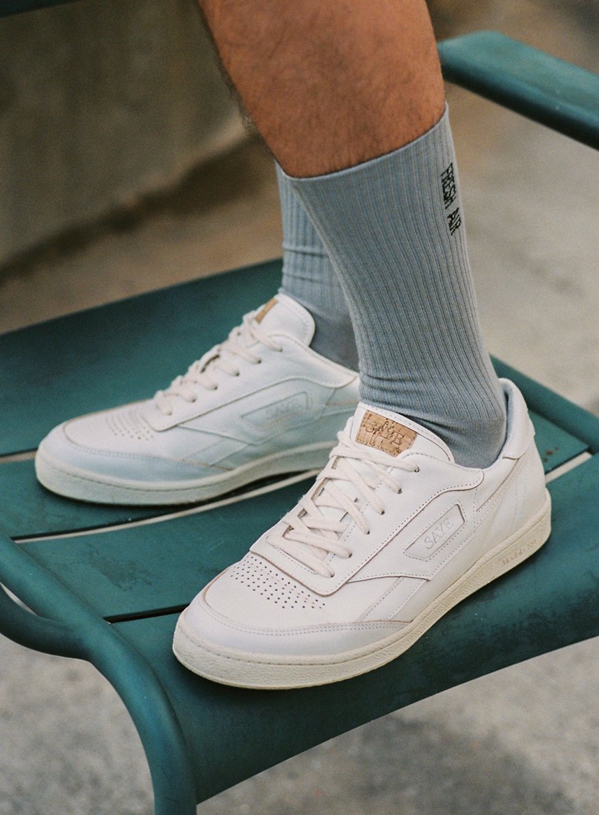 Baskets en recyclé - modelo '89 leather white