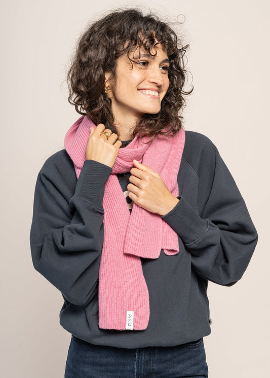 Écharpe en cachemire recyclé | rose "federico - rosa confetto"