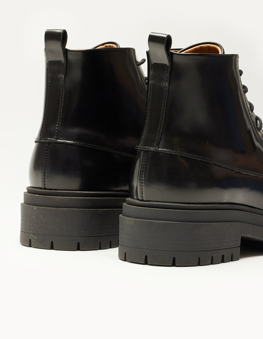 Bottines en cuir certifié | noir "bérénice"