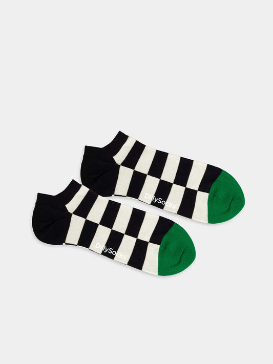 Chaussettes en coton bio et matière recyclée | multicolore "short crossboard visions"