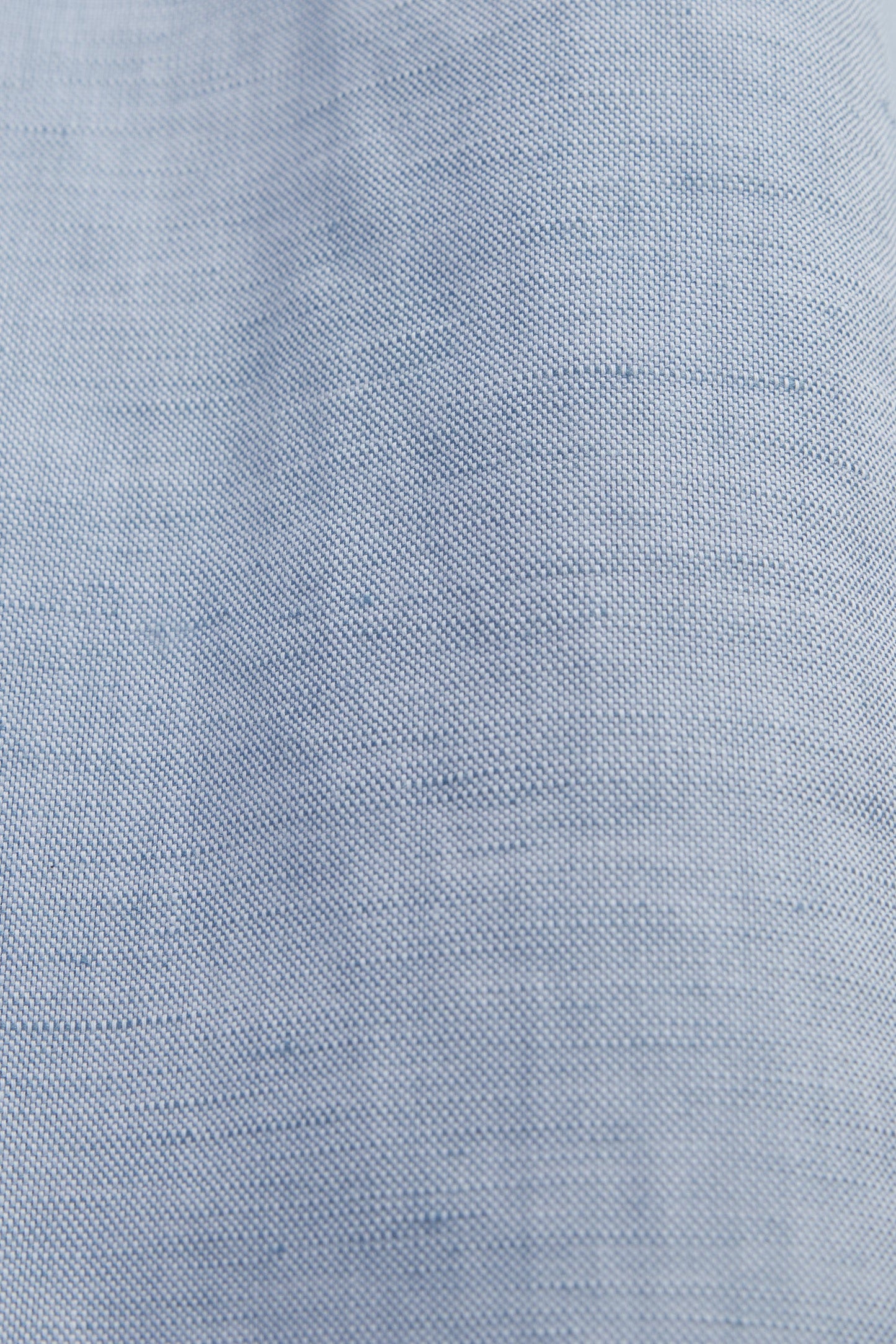 Chemise en coton bio et lin | bleu "simon riviera blue linen"
