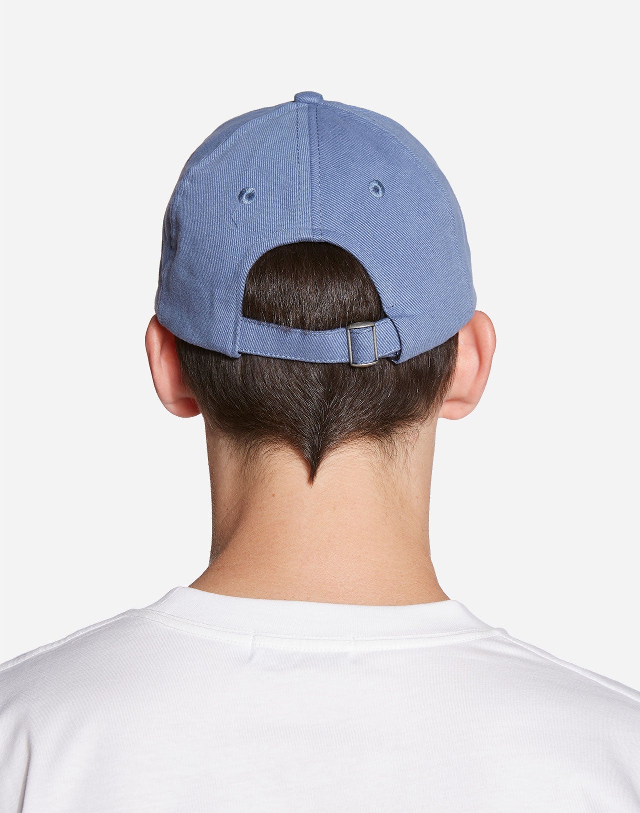 Casquette brodée en coton bio | bleu "six pannel bloom"