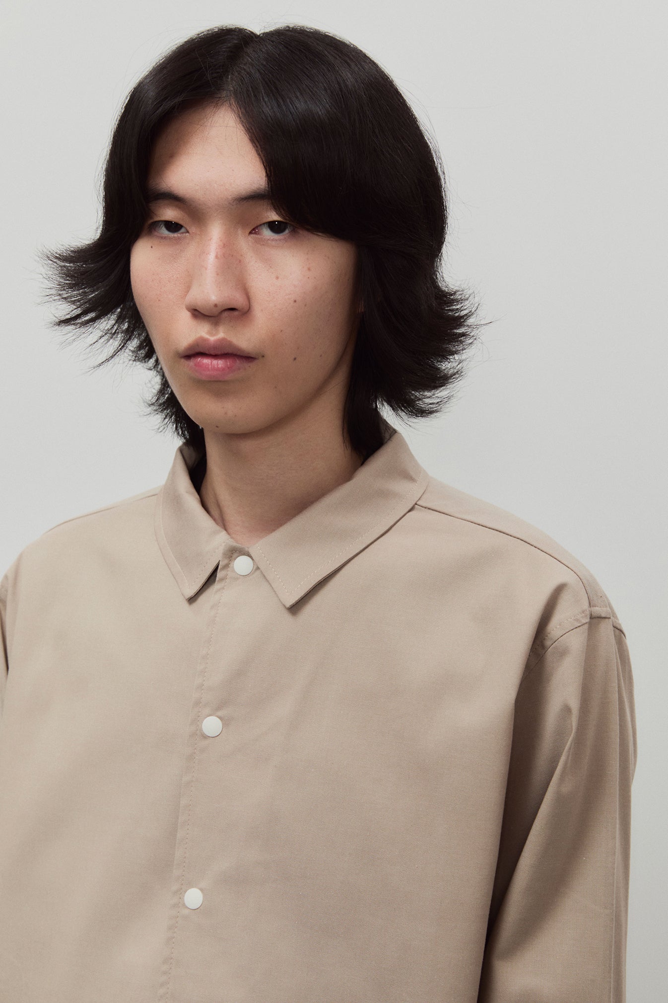 Veste en coton biologique | beige "smart jacket cotton b - taupe"