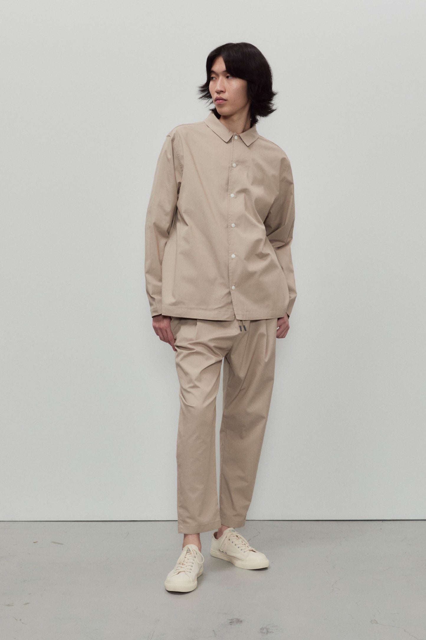 Veste en coton biologique | beige "smart jacket cotton b - taupe"
