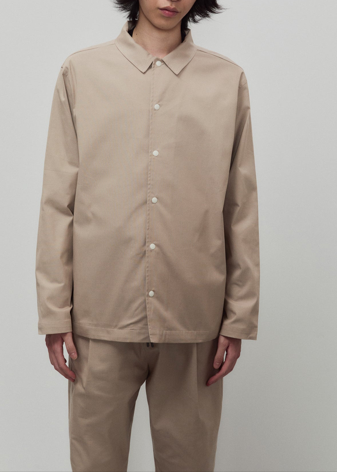 Veste en coton biologique | beige "smart jacket cotton b - taupe"
