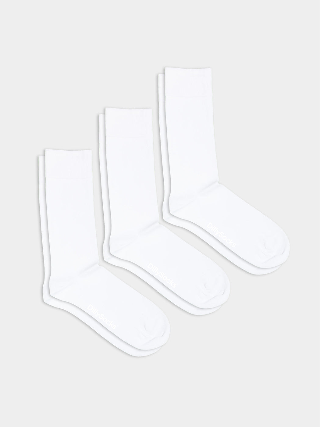 Pack 3 paires chaussettes en coton bio | blanc "smooth snow white"