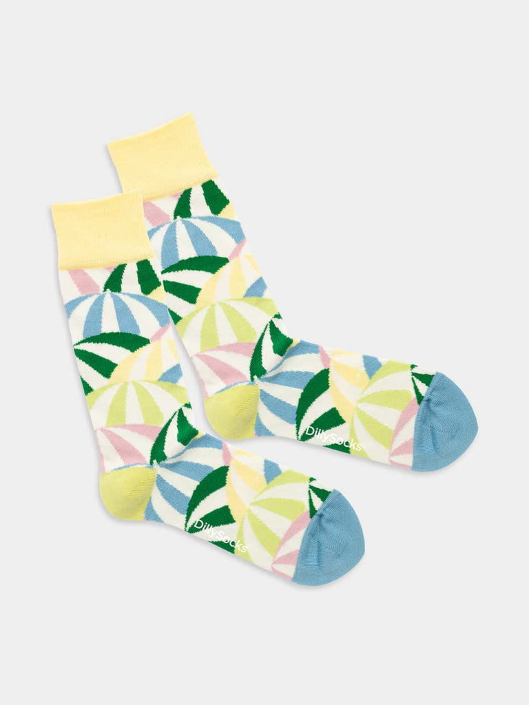 Chaussettes en coton bio et matière recyclée | multicolore"protect me pastel"