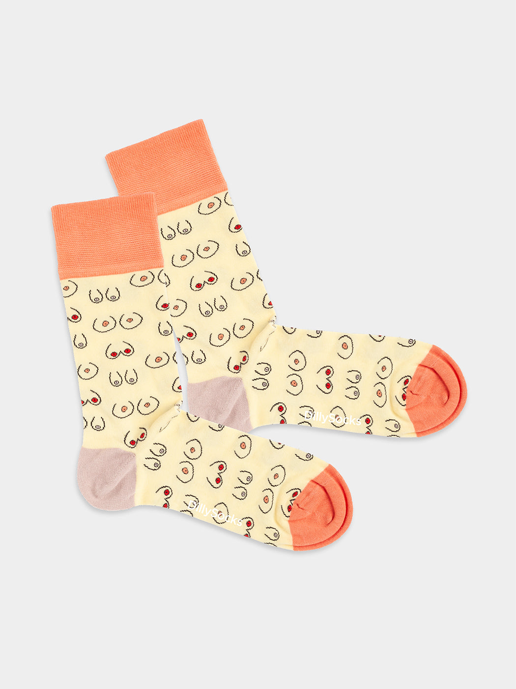 Chaussettes en coton bio | jaune "booby fever - yellow"