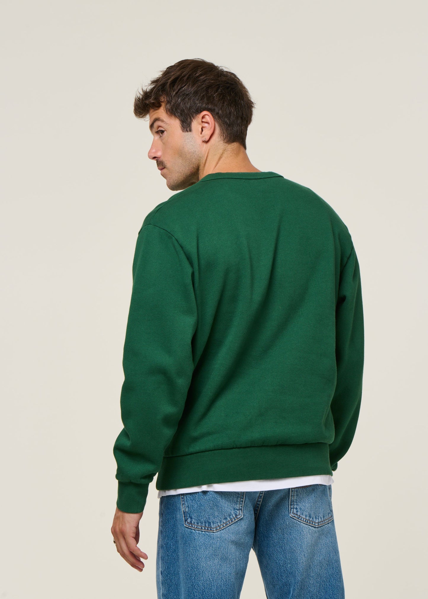 Sweat en coton bio | vert "bally vert foret - green forest"