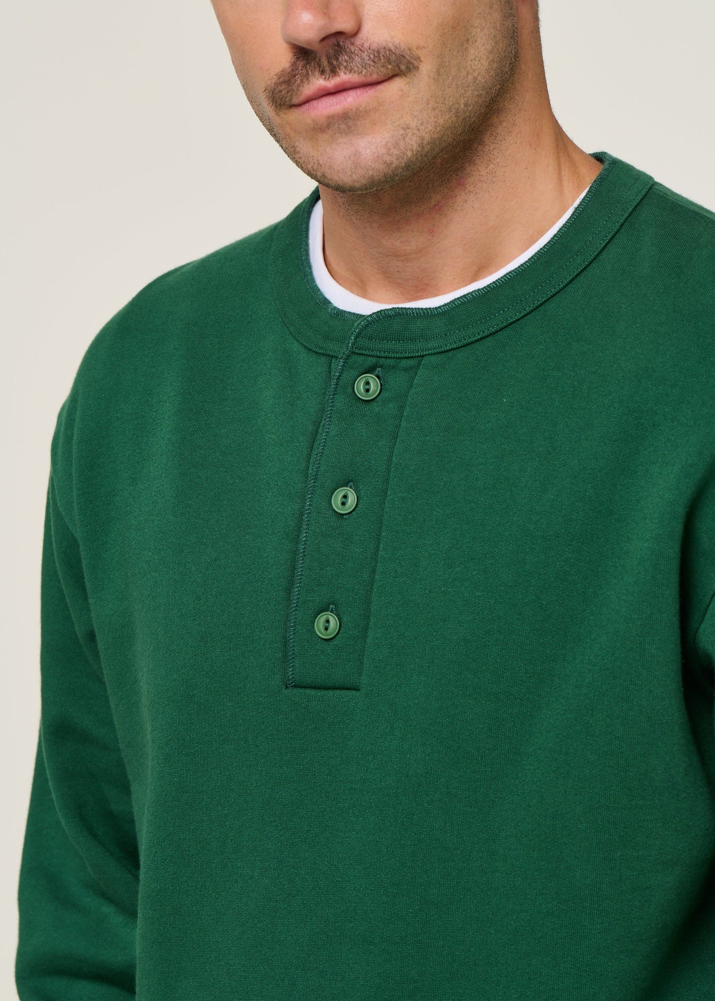 Sweat en coton bio | vert "bally vert foret - green forest"