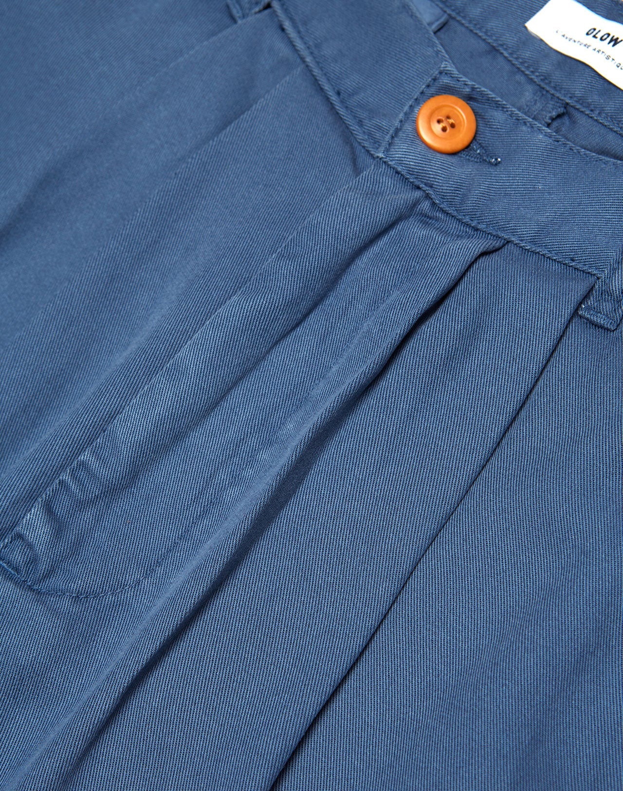 Pantalon droit en tencel | bleu "swing cobalt blue"