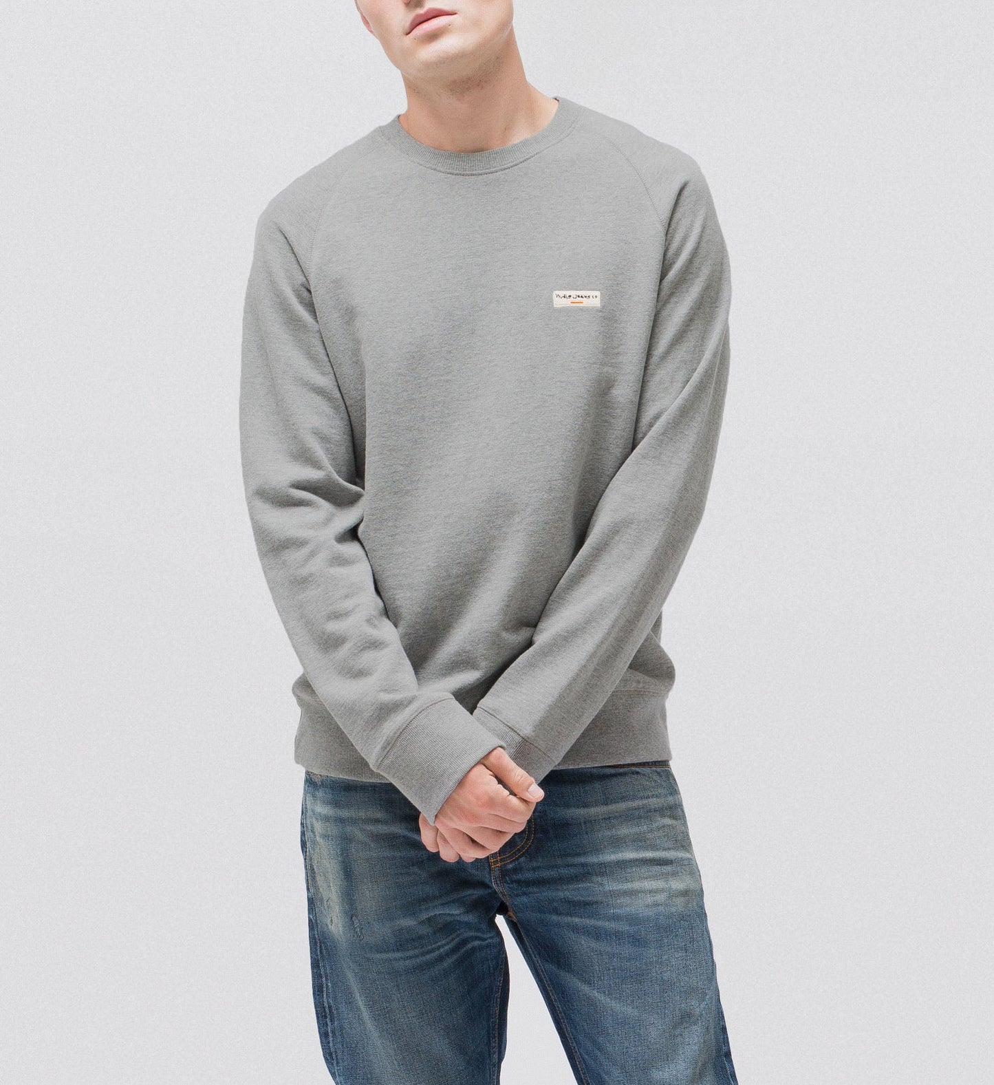 Sweat gris en coton bio - Samuel