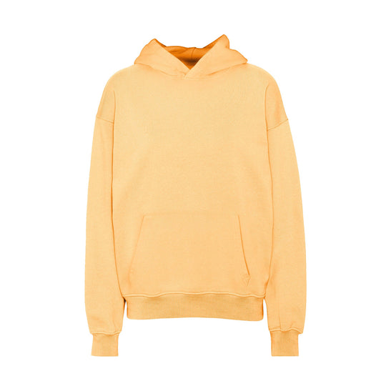Sweat à capuche orange en coton bio - sandstone orange