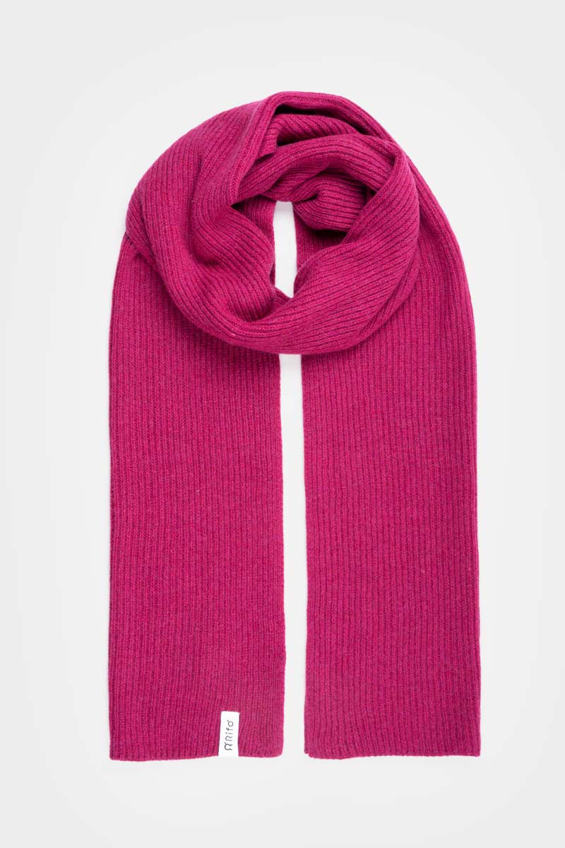 Écharpe en cachemire recyclé | rose "federico - rosa ciclamino"