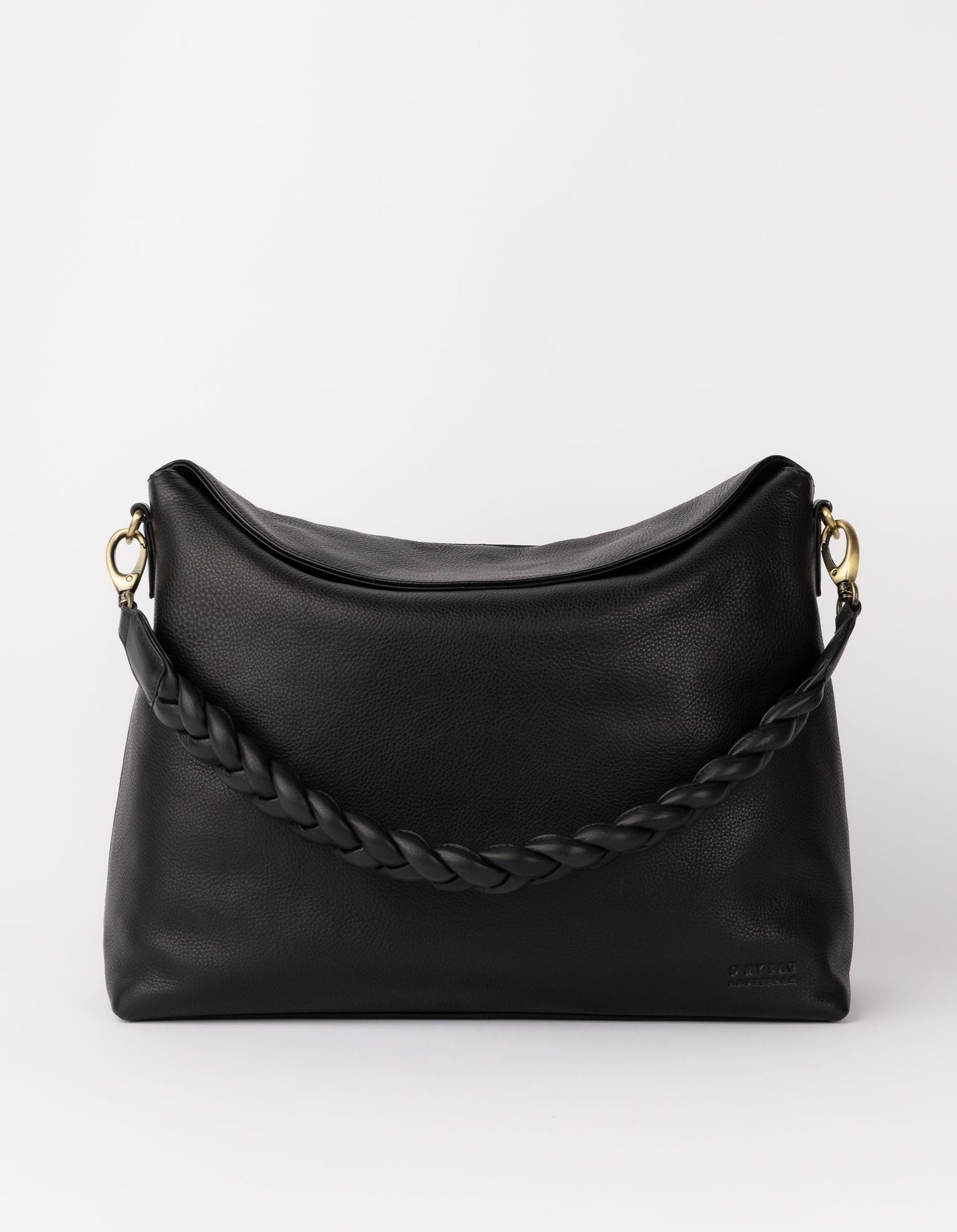 Sac en cuir certifié | noir "sienna - black soft grain"