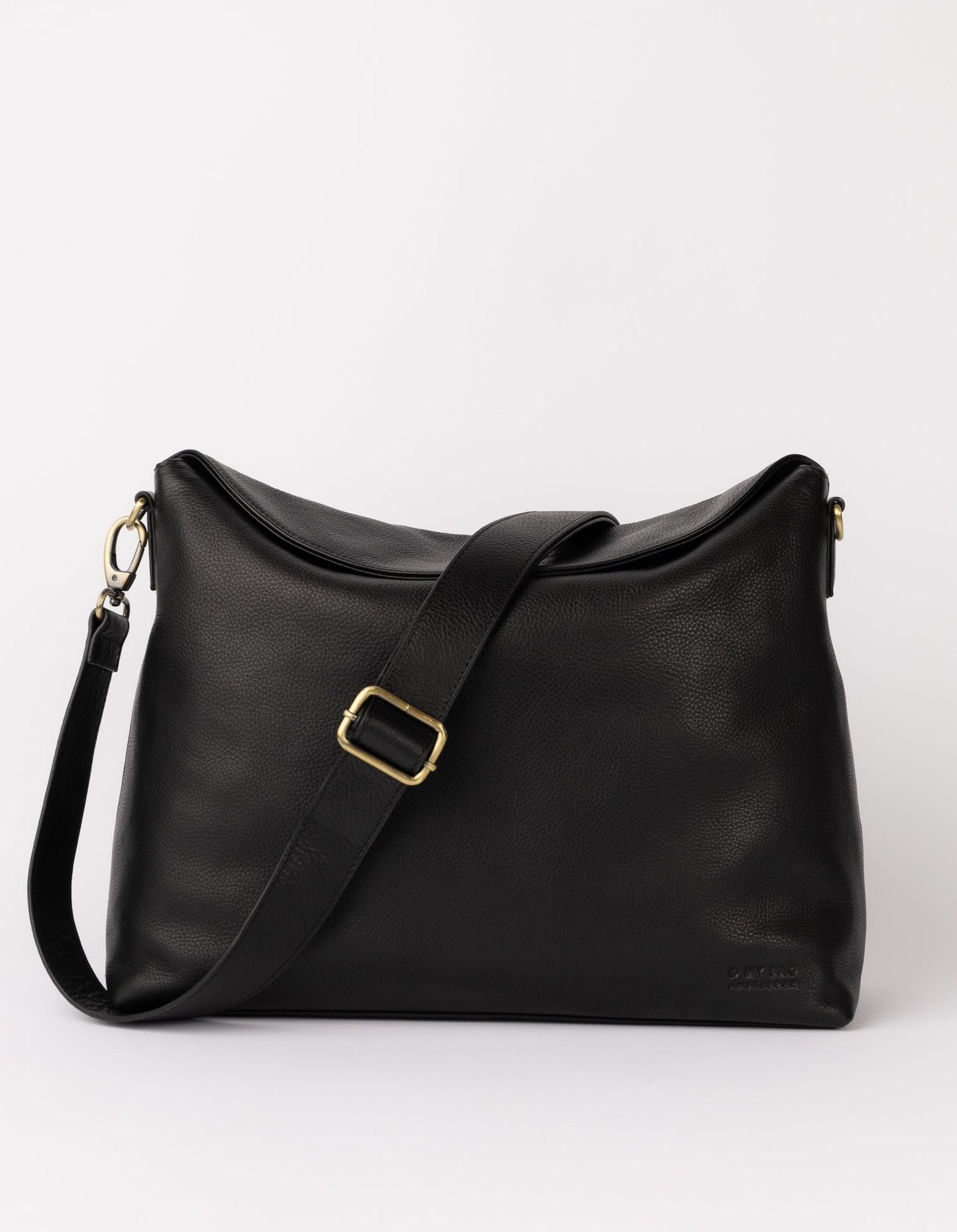 Sac en cuir certifié | noir "sienna - black soft grain"