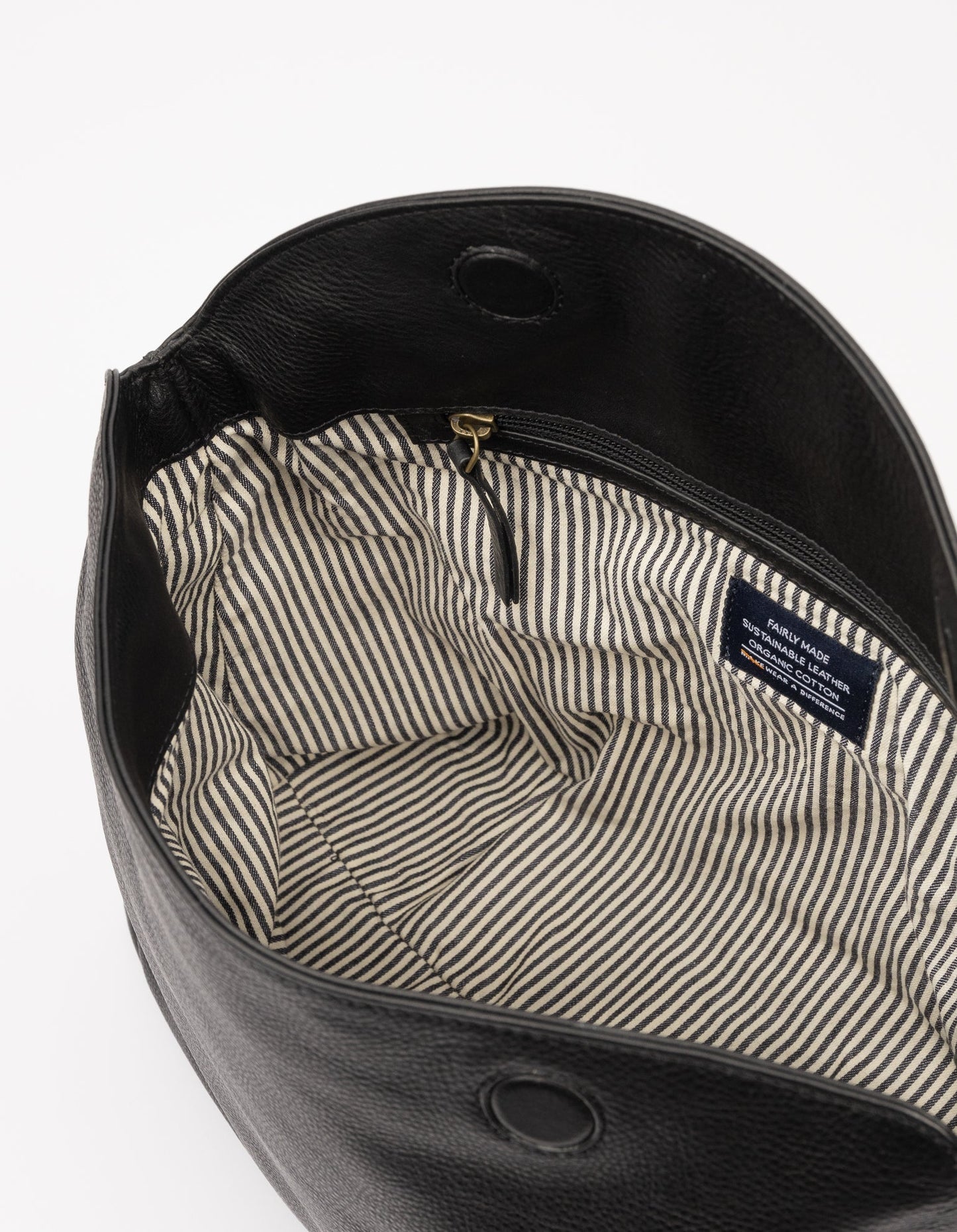 Sac en cuir certifié | noir "sienna - black soft grain"