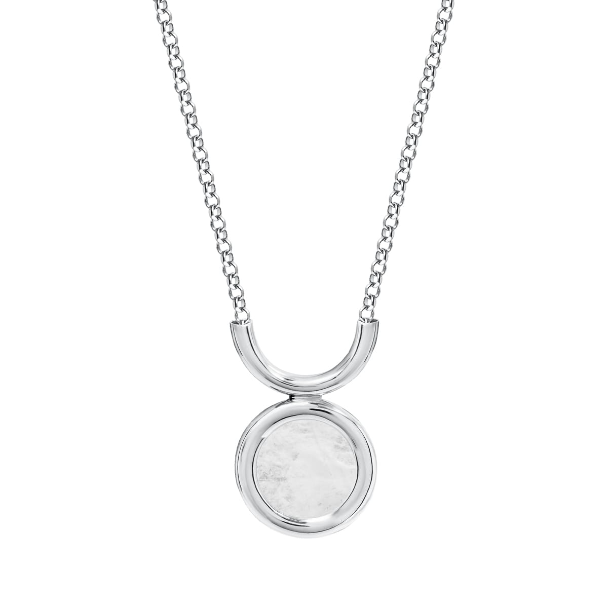 Collier en argent | Pendentif en cristal de montagne "necklace tul sterling silver"