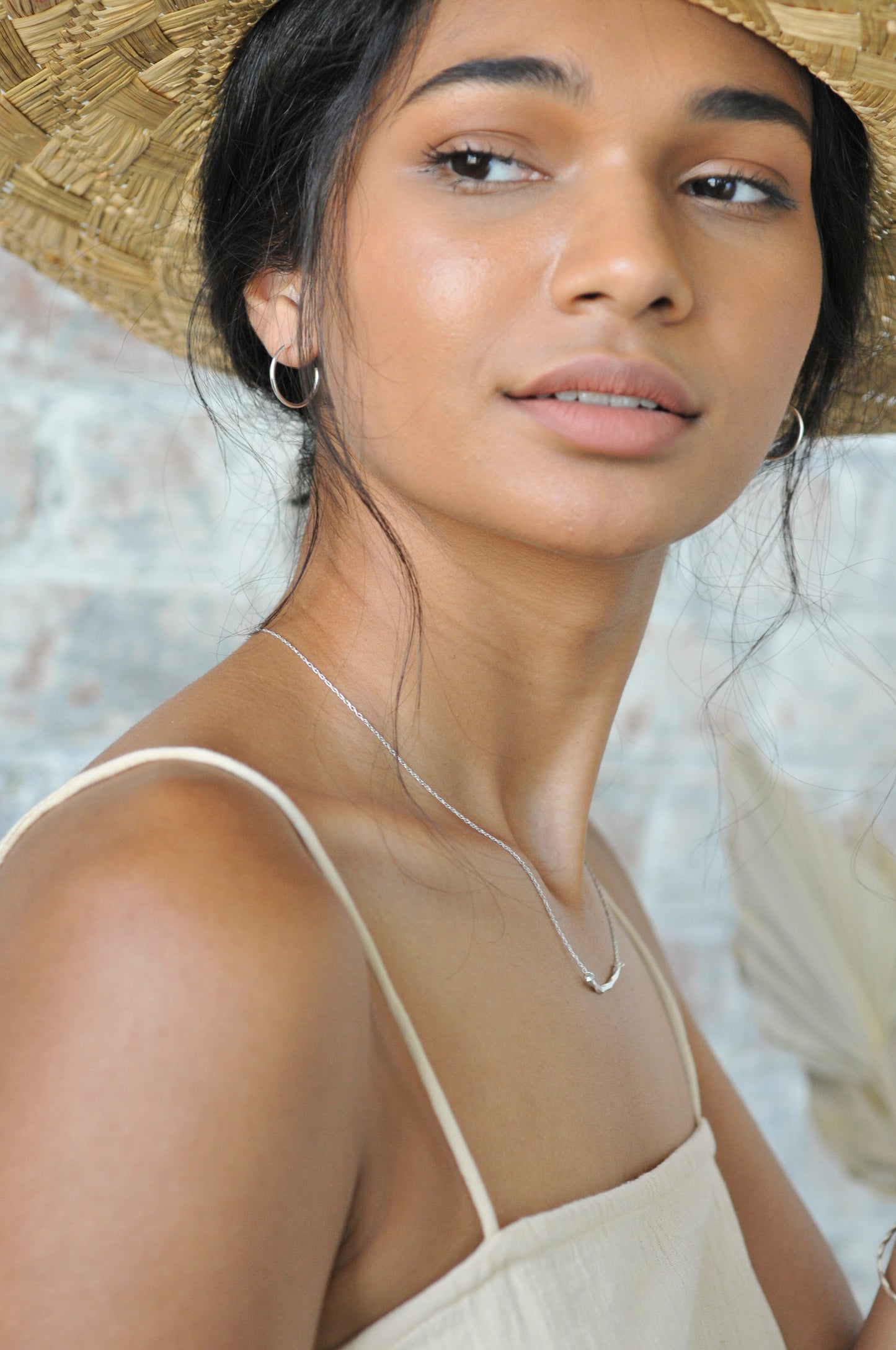 Boucles d'oreilles anneau en argent recyclé - Small Delicate Hoop