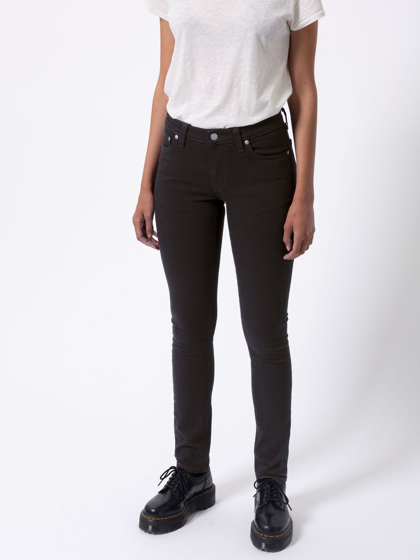 Jean skinny noir en coton bio - Skinny Lin black black