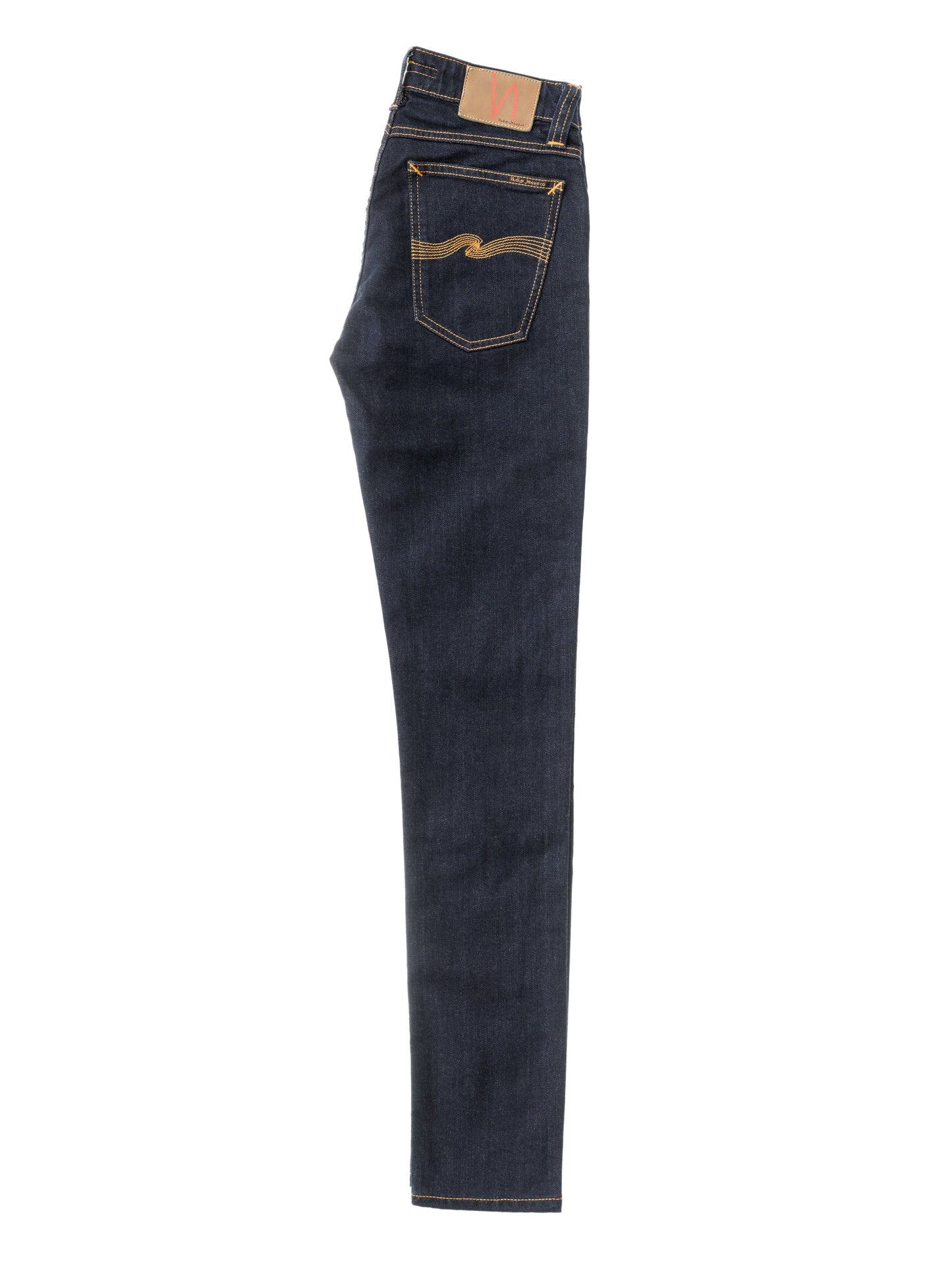 Jean skinny brut en coton bio - Skinny Lin Dry deep orange