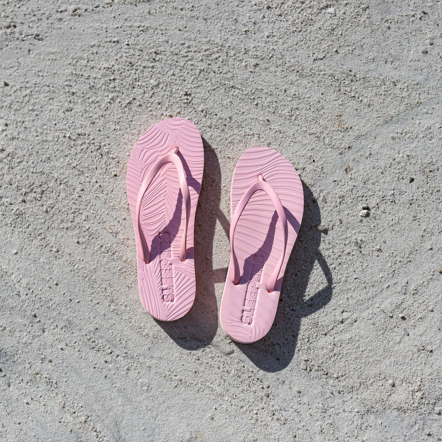 Tongs en caoutchouc naturel | rose "slim pink"