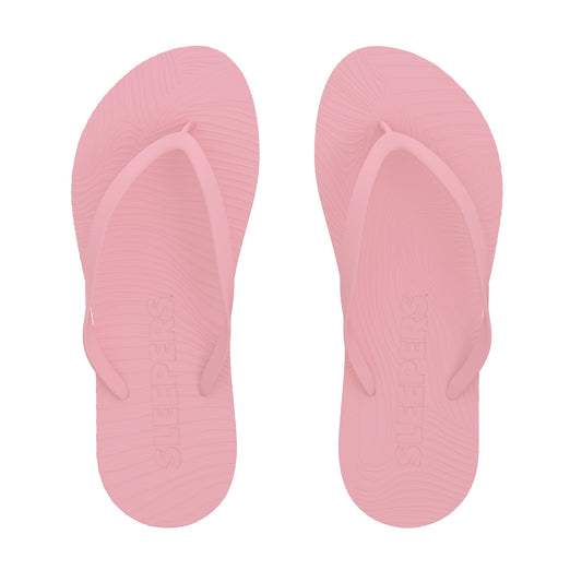 Tongs en caoutchouc naturel | rose "slim pink"