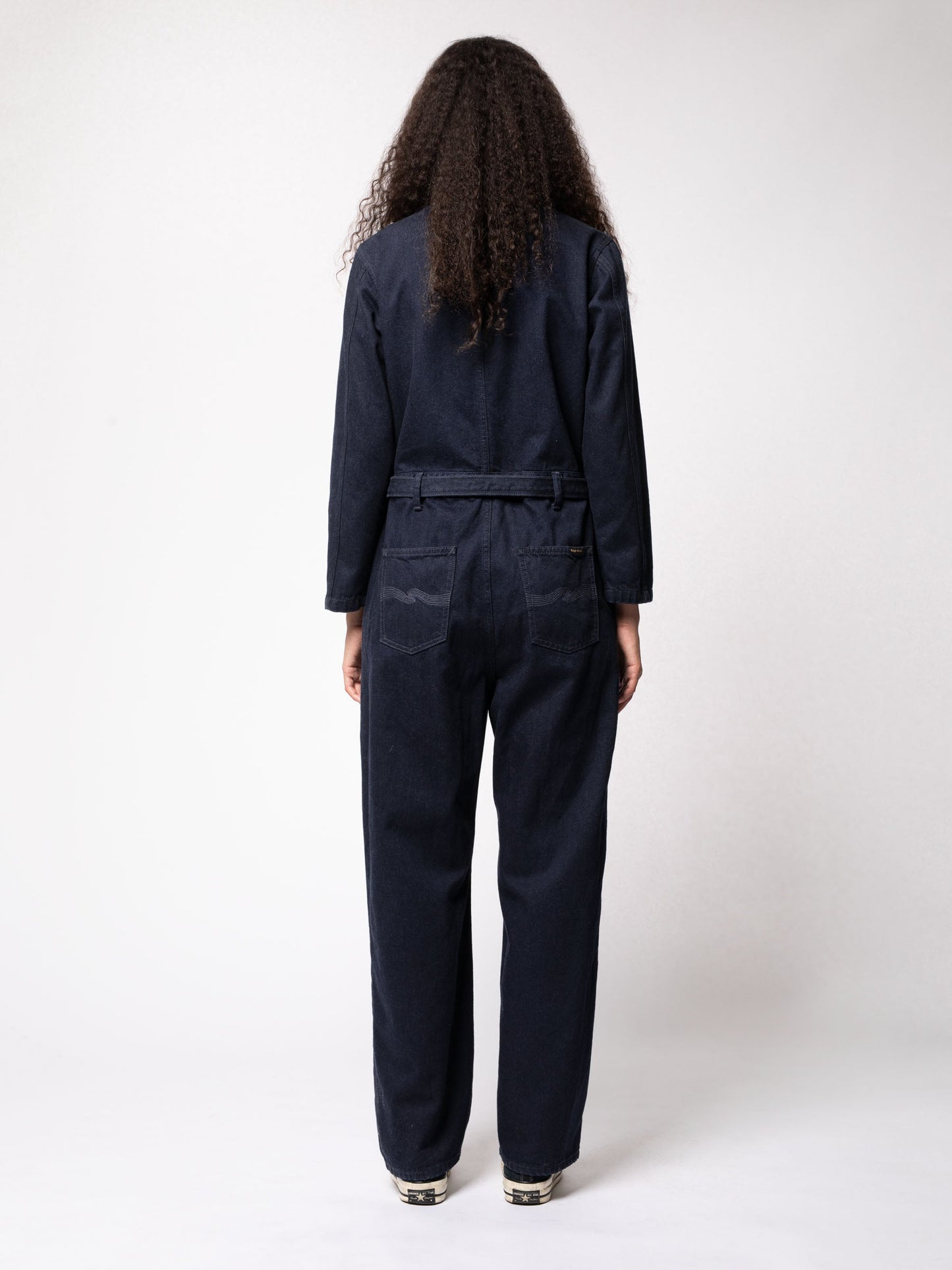 Combinaison longue brut en coton bio et laine recyclée - Sophie
