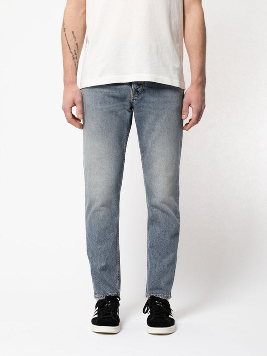 Jeans fuselé bleu en coton bio - steady eddie blue survivor
