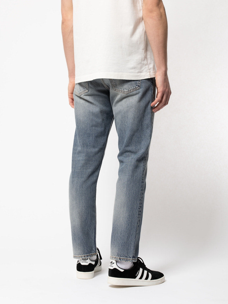 Jeans fuselé bleu en coton bio - steady eddie blue survivor