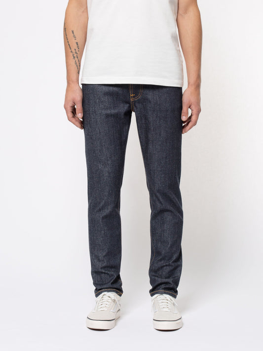 Jean fuselé brut en coton bio - steady eddie ii dry true