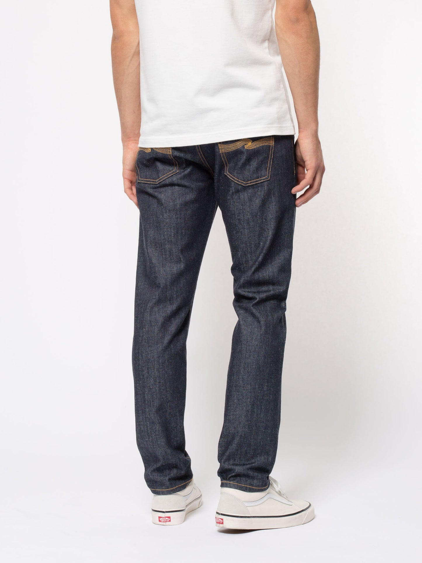 Jean fuselé brut en coton bio - steady eddie ii dry true
