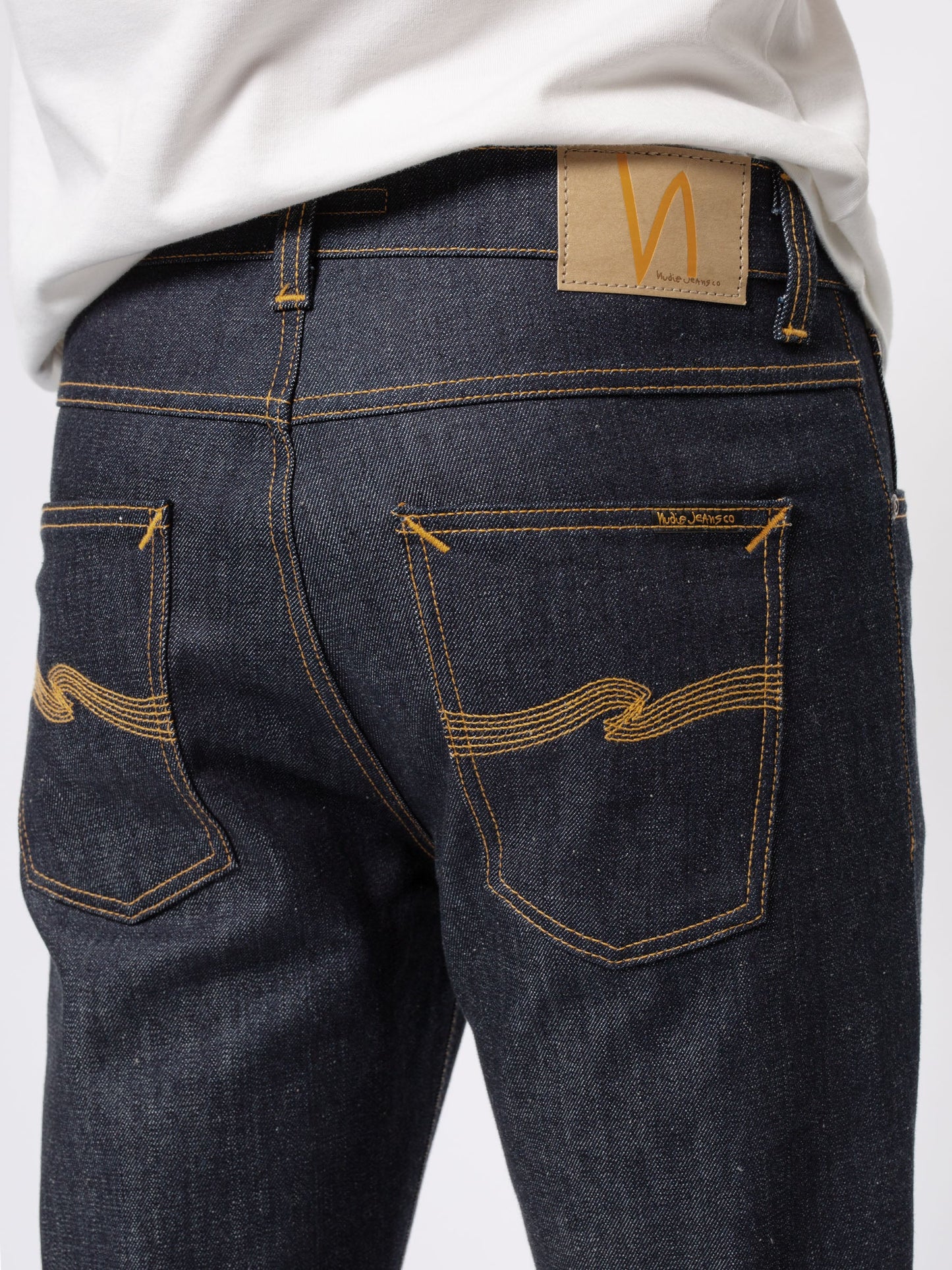 Jean fuselé brut en coton bio - steady eddie ii dry true