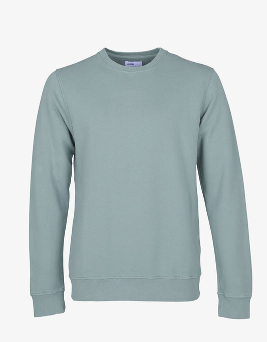 Sweat bleu clair en coton bio - Steel blue