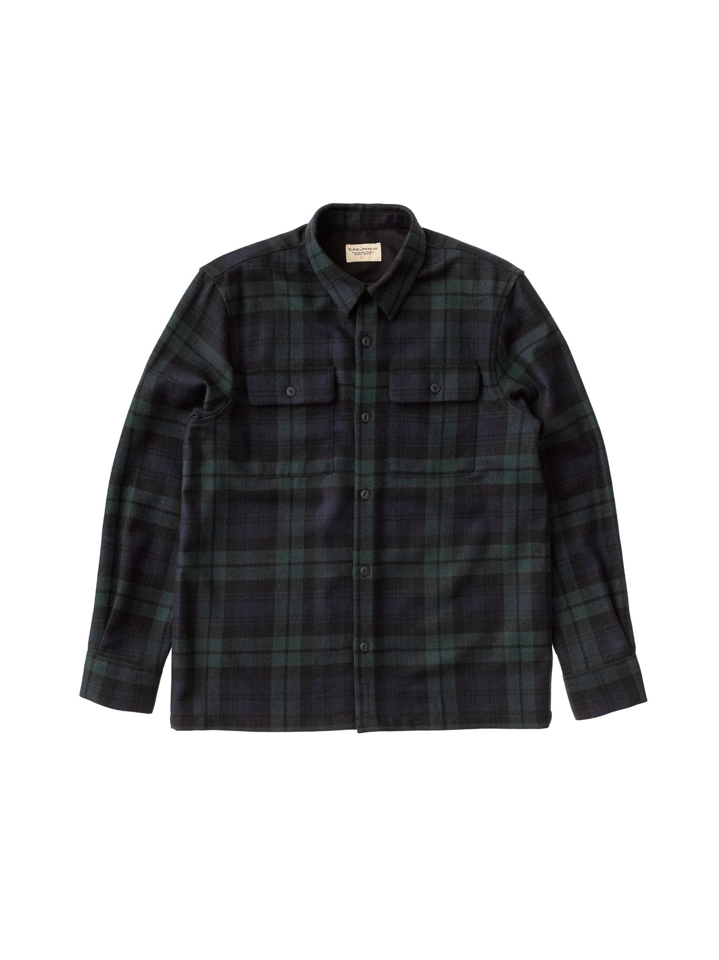 Surchemise à carreaux en laine et polyester recyclés - sten