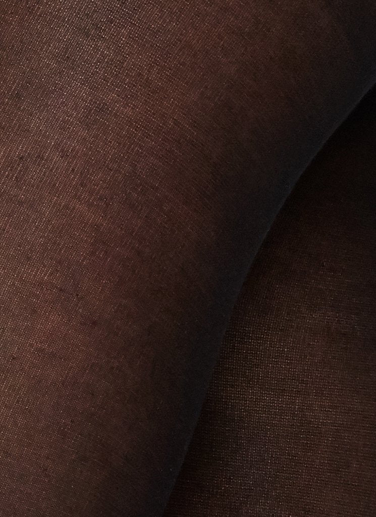 Collants semi-opaques en coton bio et matière recyclée | noir "Stina"