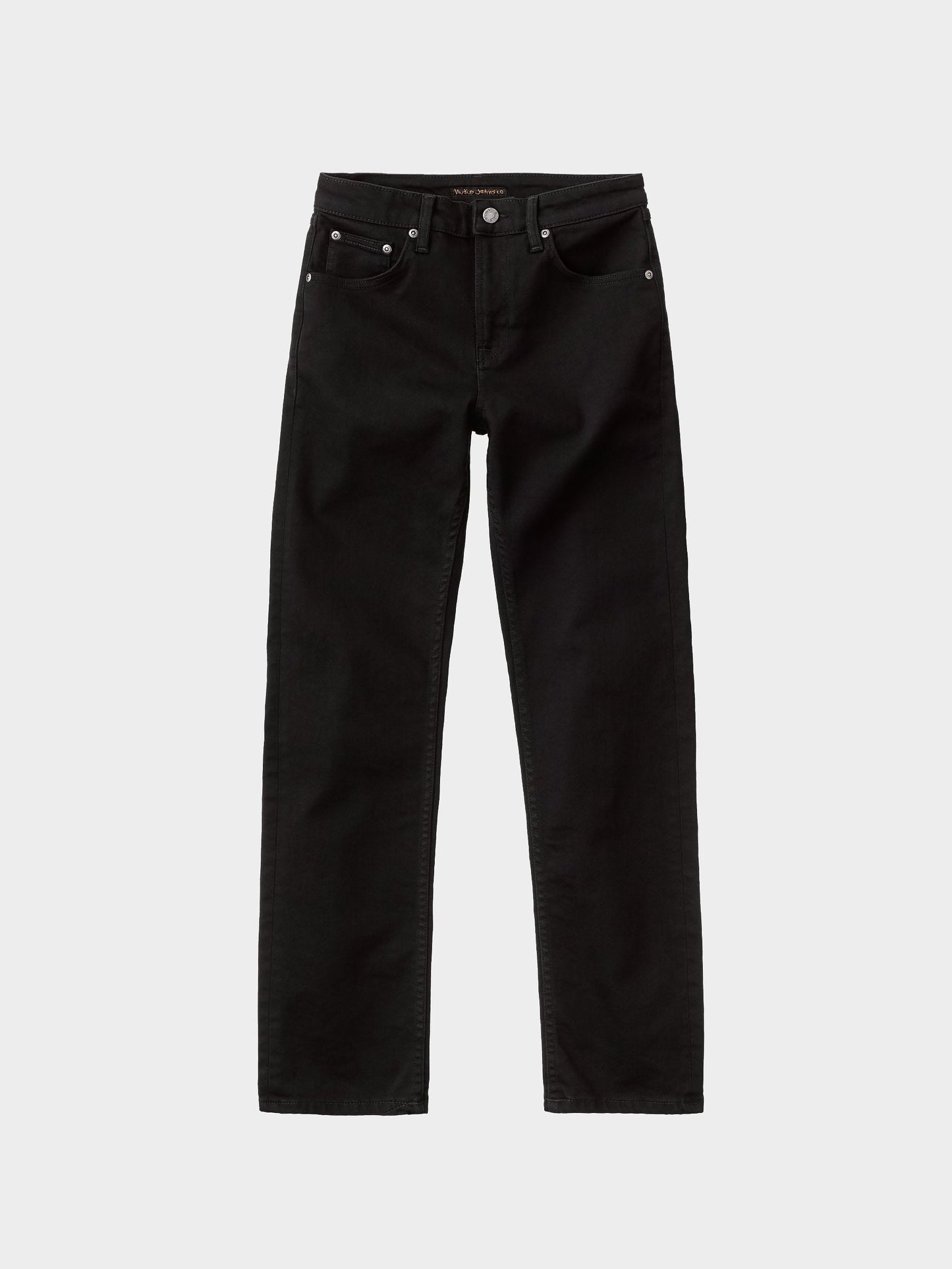 Jean droit noir en coton bio - Straight sally ever black