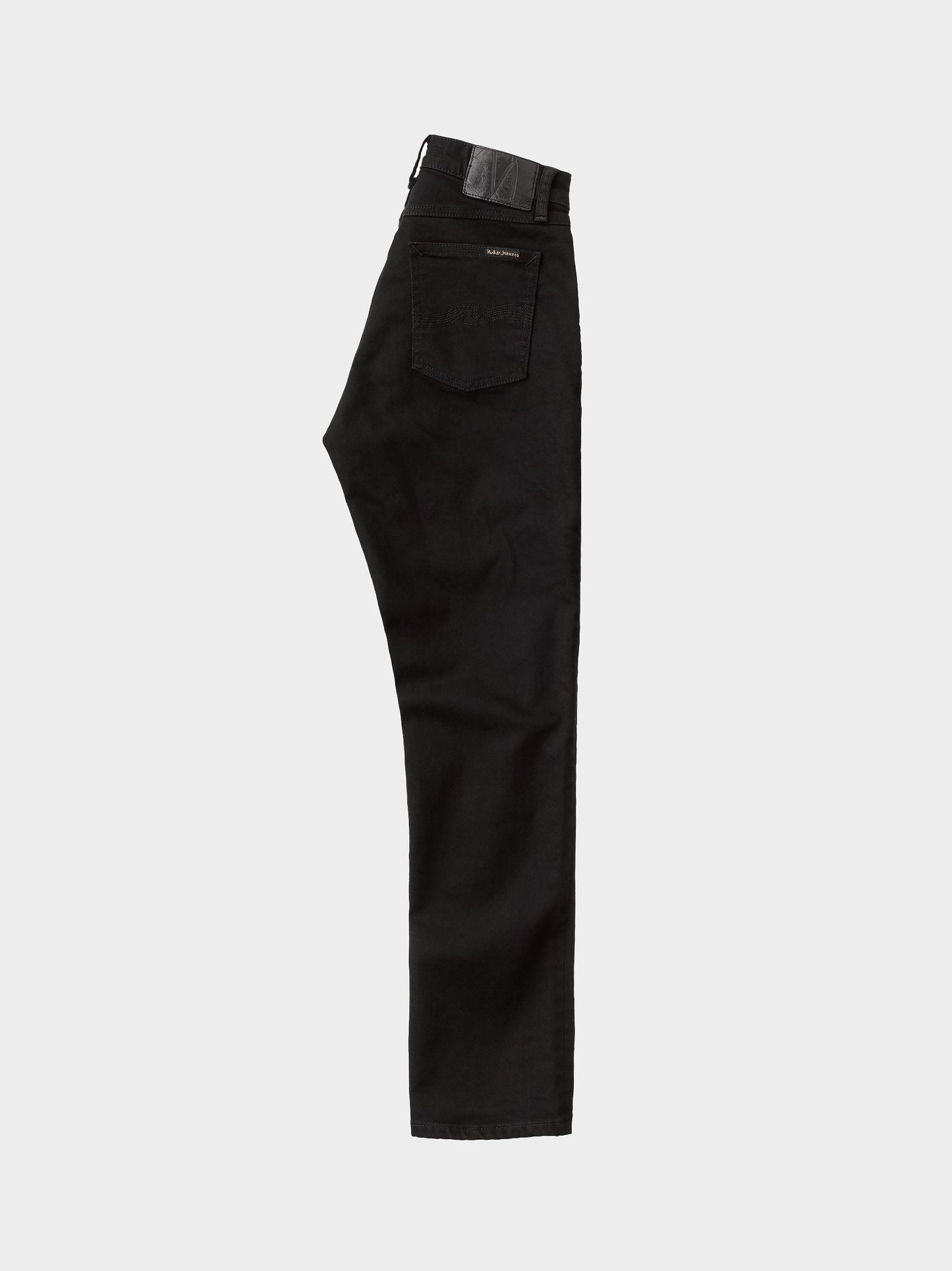 Jean droit noir en coton bio - Straight sally ever black