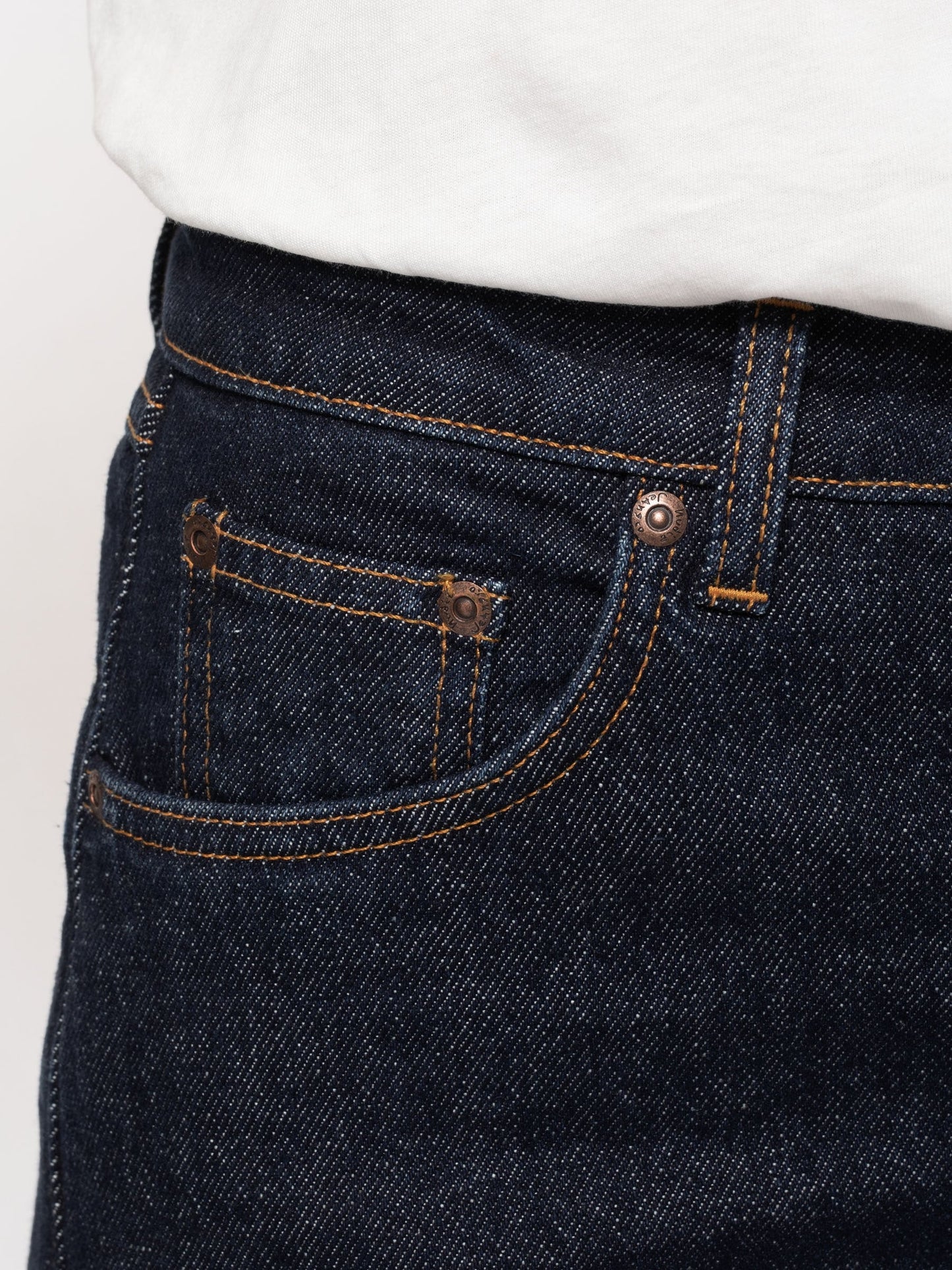 Jean droit brut en coton bio - Straight Sally Open Blue