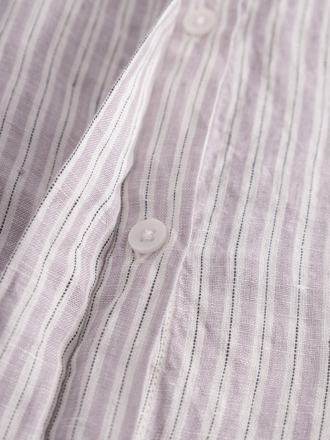 Chemiser rayé en lin bio - striped linen shirt