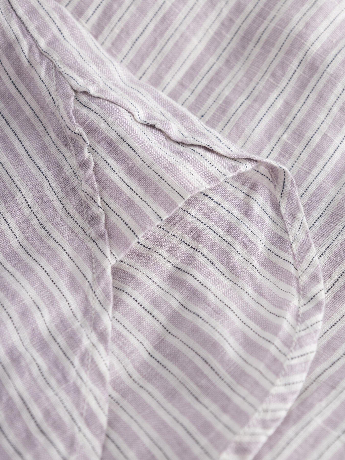 Robe chemise rayée en lin bio - striped linen shirt dress