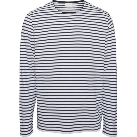 Sweat rayé marine en coton bio