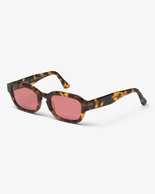 Lunettes de soleil en acetate biodegradable - 01 classic havana dark pink