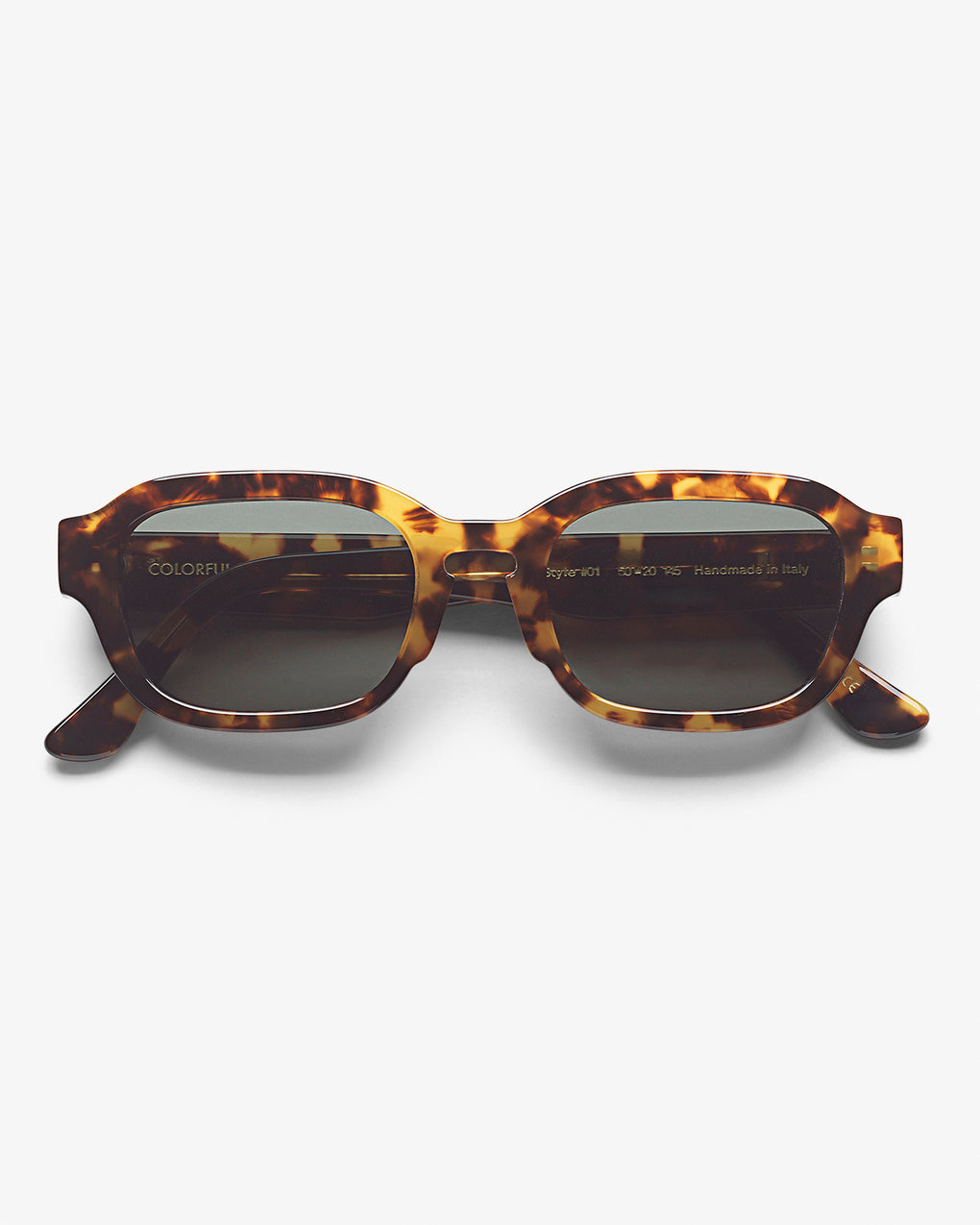 Lunettes de soleil en acetate biodegradable - 01 classic havana green